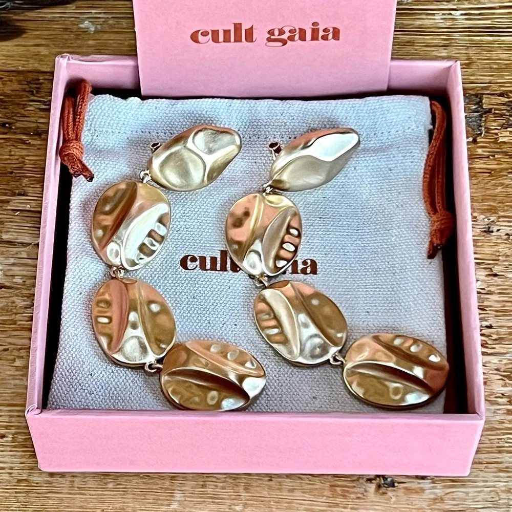 πΊπHPππΊ NWT Cult Gaia Veda Earrings - Picture 4 of 16